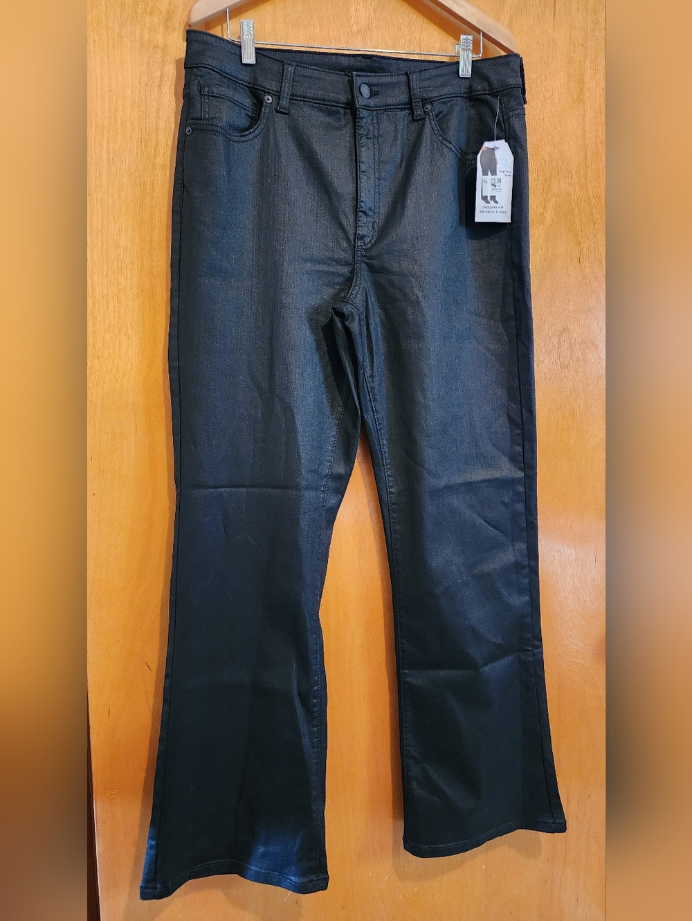 NWT High-Rise Flare Black Professional Casual Eco Pant